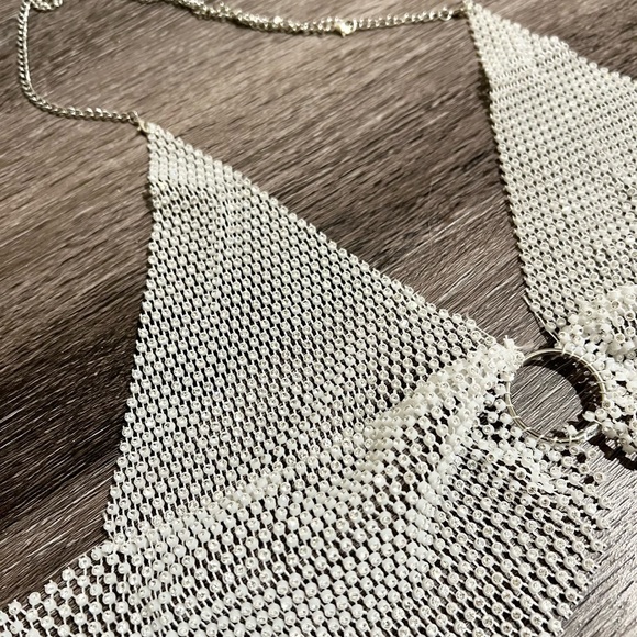 Festival Rhinestone Mesh Bralette - Picture 4 of 4